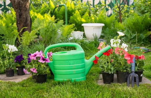 Low-maintenance artificial lawn for a Northolt family home