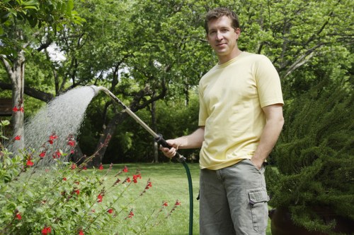 Thoughtful garden design elements in a Northolt outdoor space