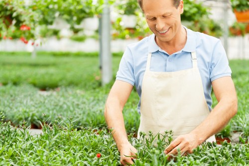 Professional preparation work for synthetic turf in Northolt