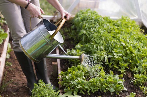 Local transfer station handling separated landscaping materials